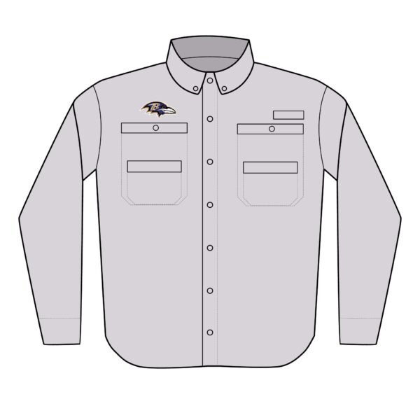 Baltimore Ravens Men's PFG Tamiami™ II Shirt (Embroidery) - Image 3