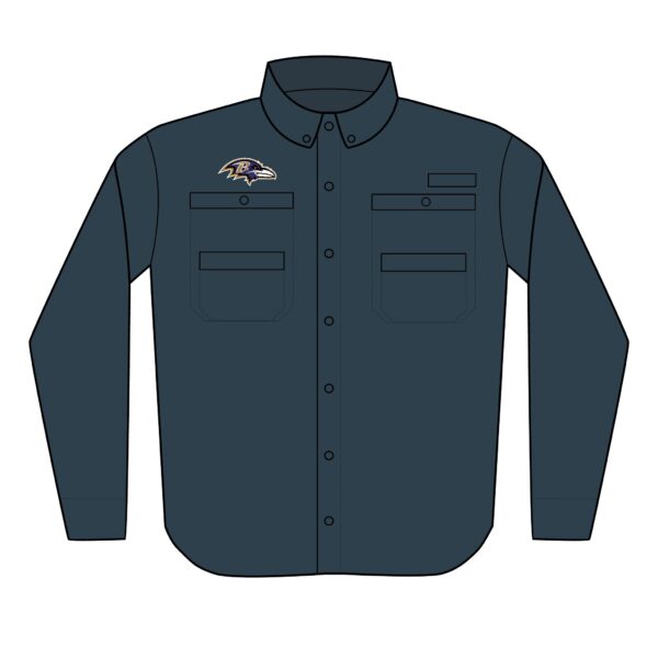 Baltimore Ravens Men's PFG Tamiami™ II Shirt (Embroidery) - Image 5