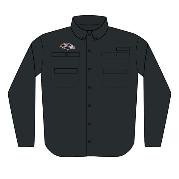 Baltimore Ravens Men's PFG Tamiami™ II Shirt (Embroidery) - Image 6