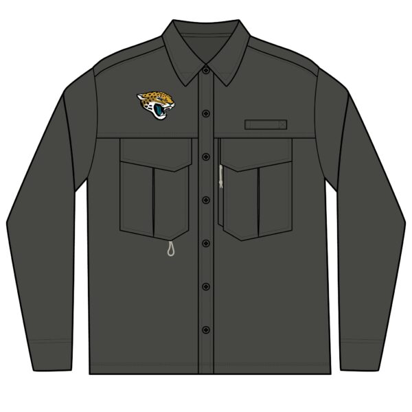 Jacksonville Jaguars Men's Long Sleeve Eddie Bauer Performance Fishing Shirt - Image 2