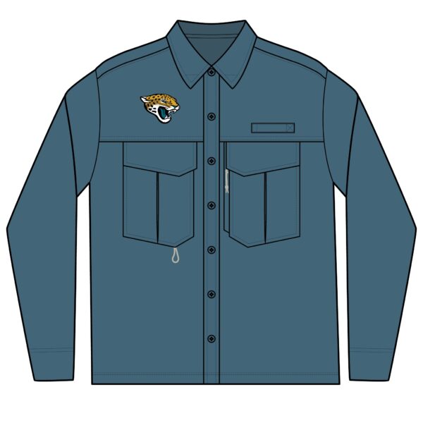 Jacksonville Jaguars Men's Long Sleeve Eddie Bauer Performance Fishing Shirt - Image 3