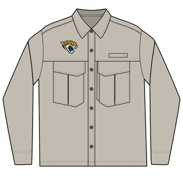 Jacksonville Jaguars Men's Long Sleeve Eddie Bauer Performance Fishing Shirt