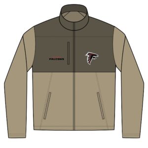 Atlanta Falcons Unisex Realtree® Atlas Colorblock Soft Shell (Embroidery)
