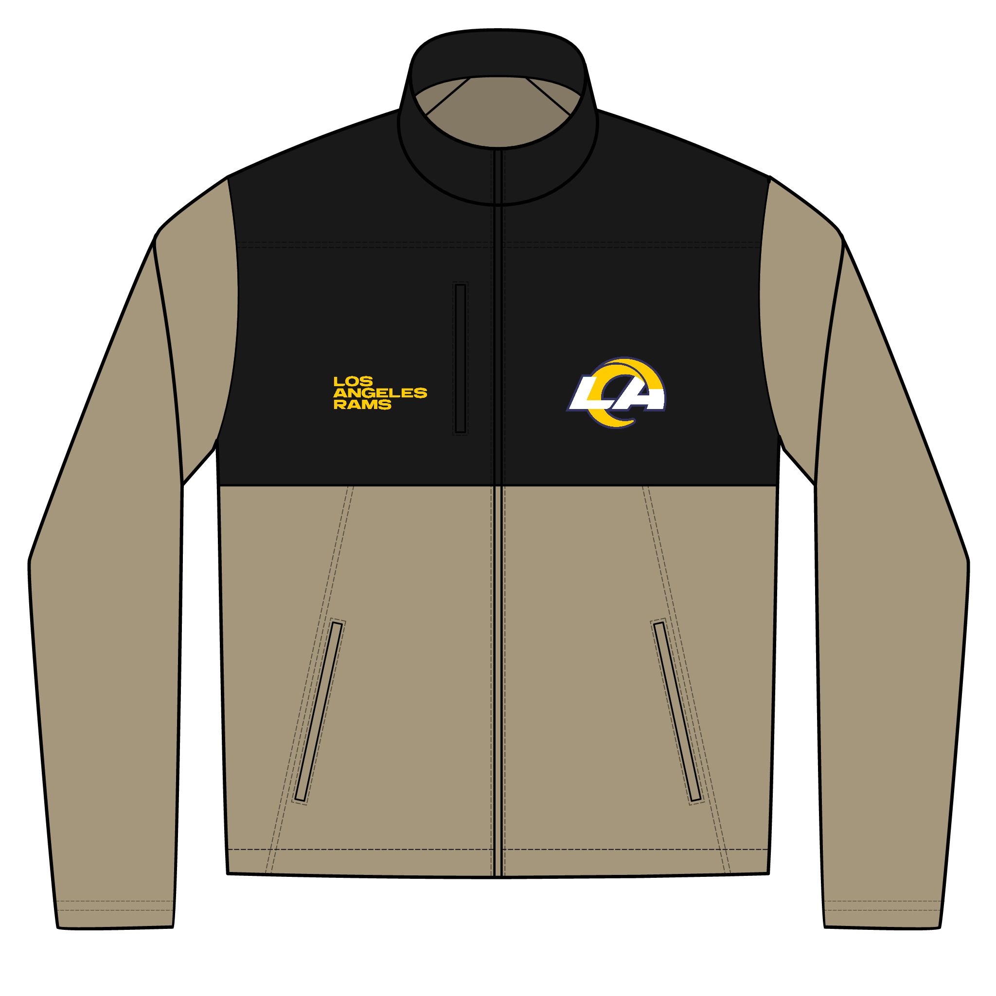 Los Angeles Rams Unisex Realtree® Atlas Colorblock Soft Shell (Embroidery) - Image 2