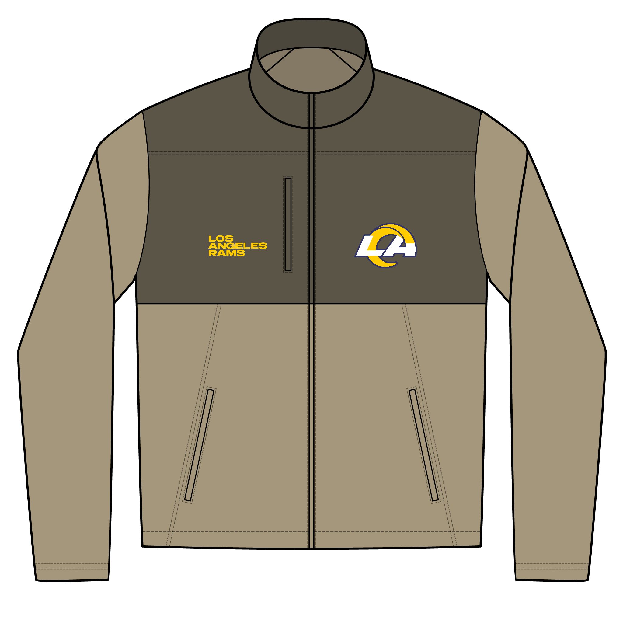 Los Angeles Rams Unisex Realtree® Atlas Colorblock Soft Shell (Embroidery)