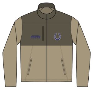 Indianapolis Colts Unisex Realtree® Atlas Colorblock Soft Shell (Embroidery)