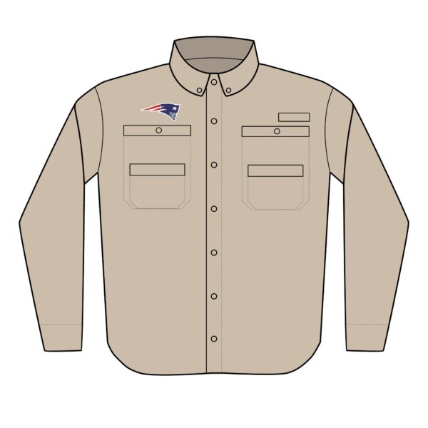New England Patriots Men's PFG Tamiami™ II Shirt (Embroidery) - Image 2