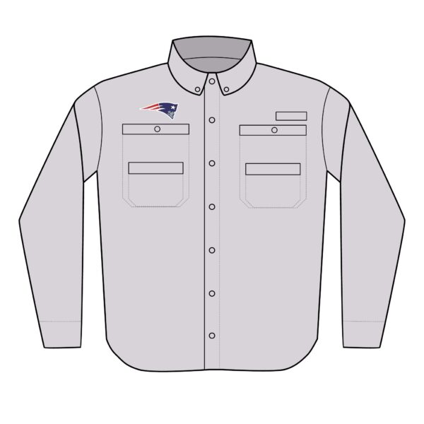 New England Patriots Men's PFG Tamiami™ II Shirt (Embroidery) - Image 3