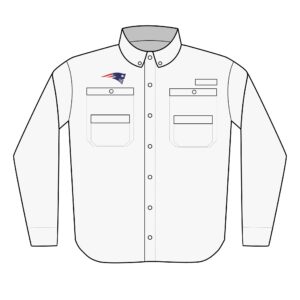 New England Patriots Men's PFG Tamiami™ II Shirt (Embroidery)
