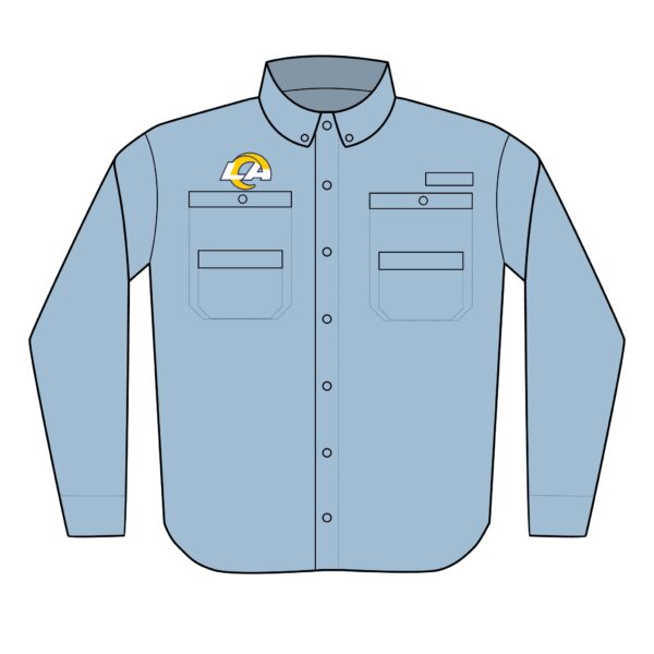 Los Angeles Rams Men's PFG Tamiami™ II Shirt (Embroidery) - Image 5