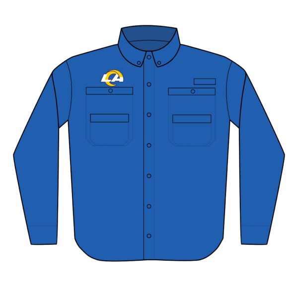 Los Angeles Rams Men's PFG Tamiami™ II Shirt (Embroidery) - Image 6