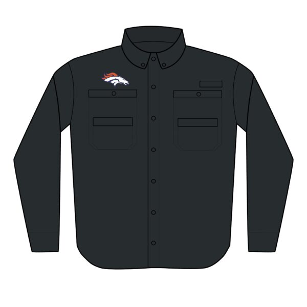 Denver Broncos Men's PFG Tamiami™ II Shirt (Embroidery) - Image 3