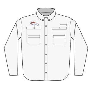 Denver Broncos Men's PFG Tamiami™ II Shirt (Embroidery)