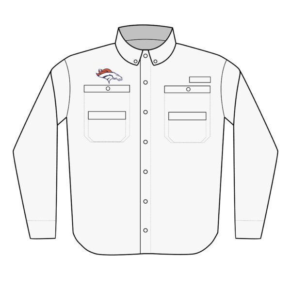 Denver Broncos Men's PFG Tamiami™ II Shirt (Embroidery)