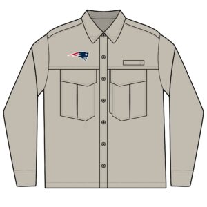 New England Patriots Men's Long Sleeve Eddie Bauer Performance Fishing Shirt