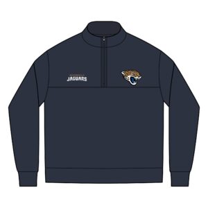 Jacksonville Jaguars Men's Linear Texture Quarter-Zip (Embroidery)