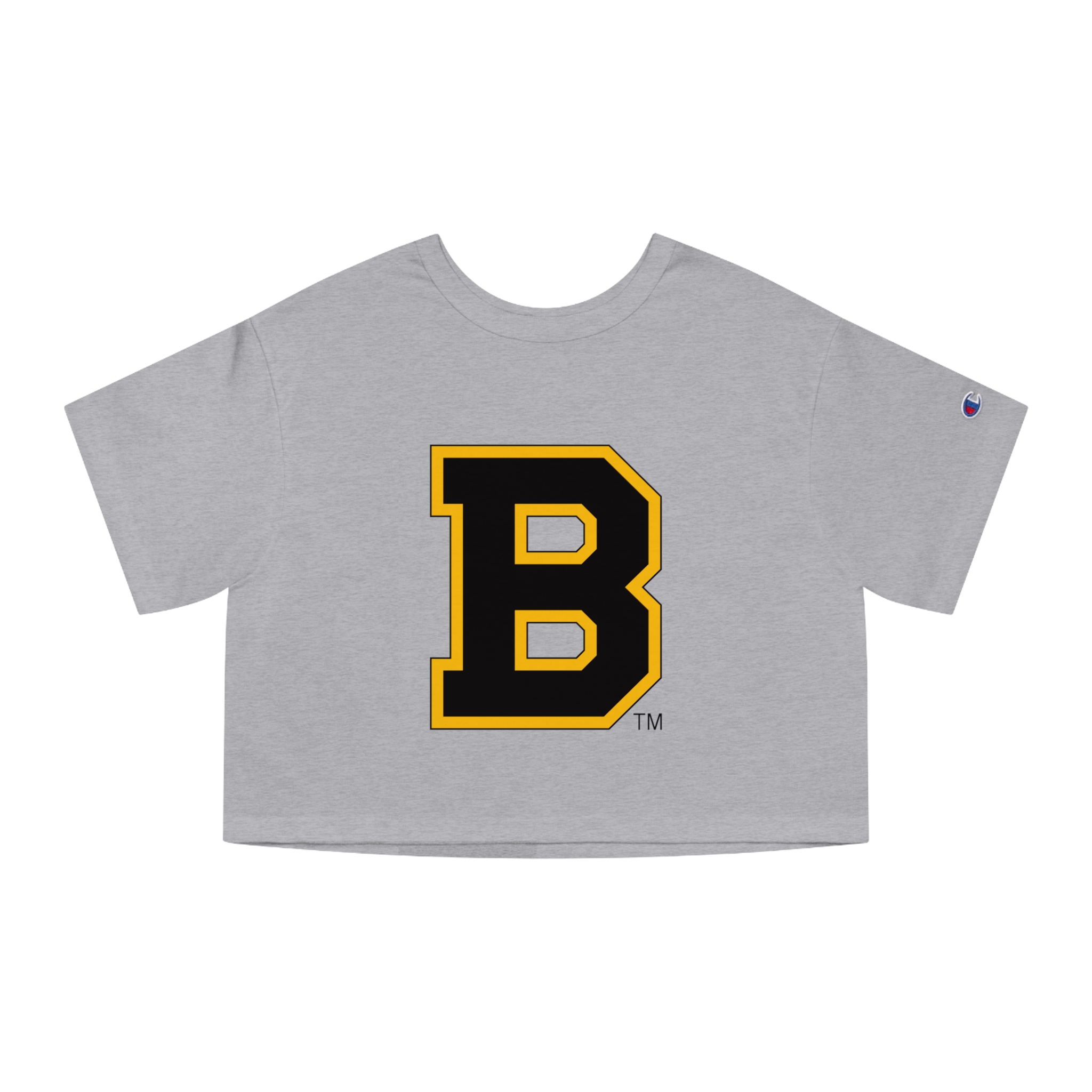 Boston Bruins Champion Women's Heritage Cropped T-Shirt - Image 10