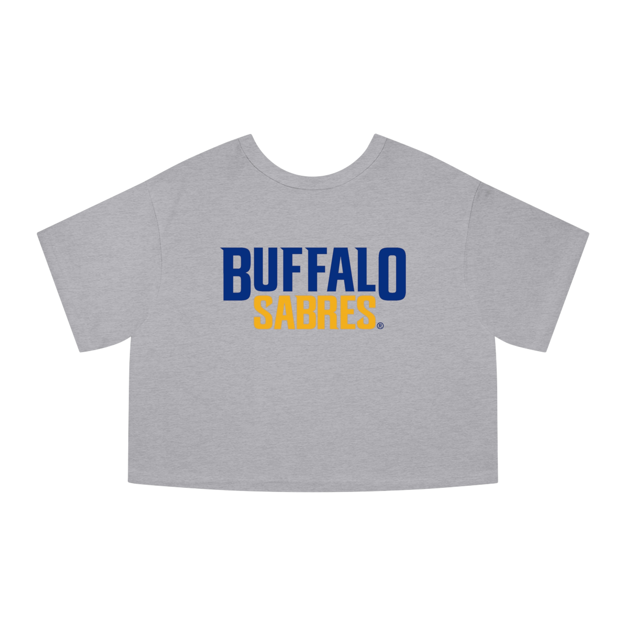 Buffalo Sabres Champion Women's Heritage Cropped T-Shirt - Image 11