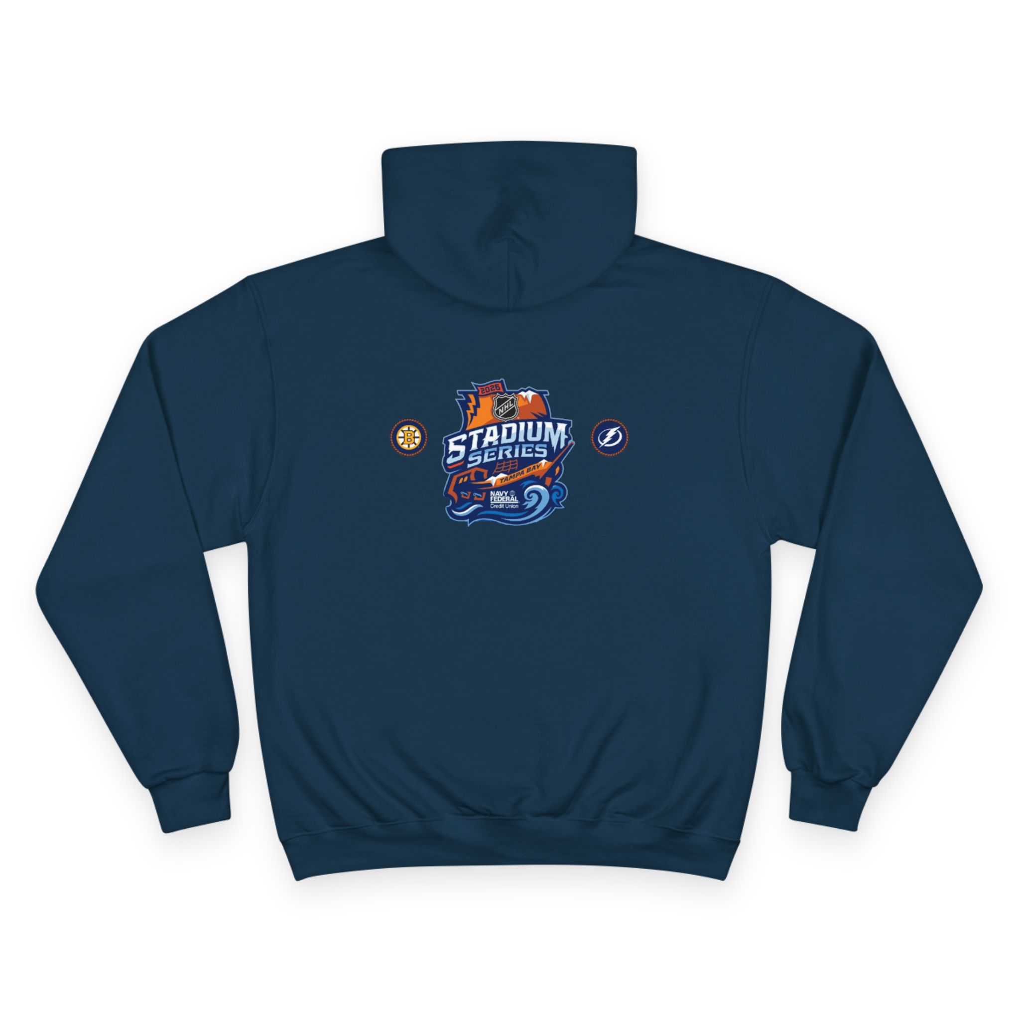 Boston Bruins vs. Tampa Bay Lightning 2026 Navy Federal Credit Union Stadium Series™ Champion Hoodie - Image 10