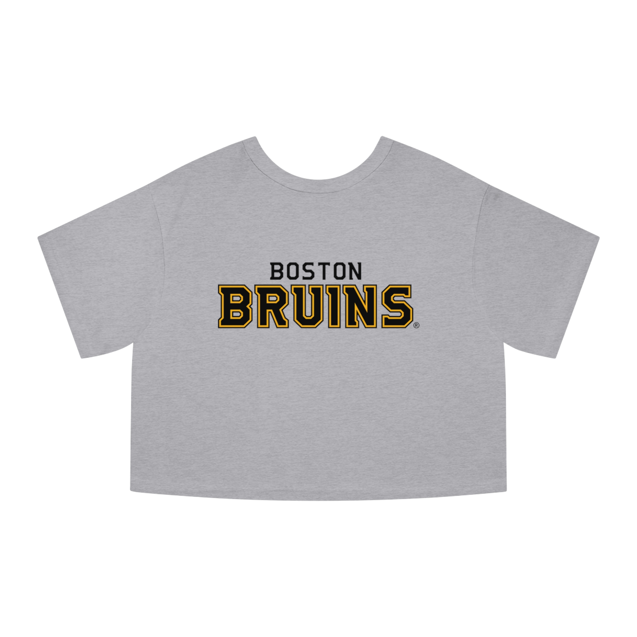 Boston Bruins Champion Women's Heritage Cropped T-Shirt - Image 11