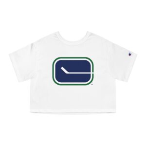 Vancouver Canucks Champion Women's Heritage Cropped T-Shirt