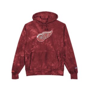 Detroit Red Wings Unisex Champion Tie-Dye Hoodie (Embroidery)