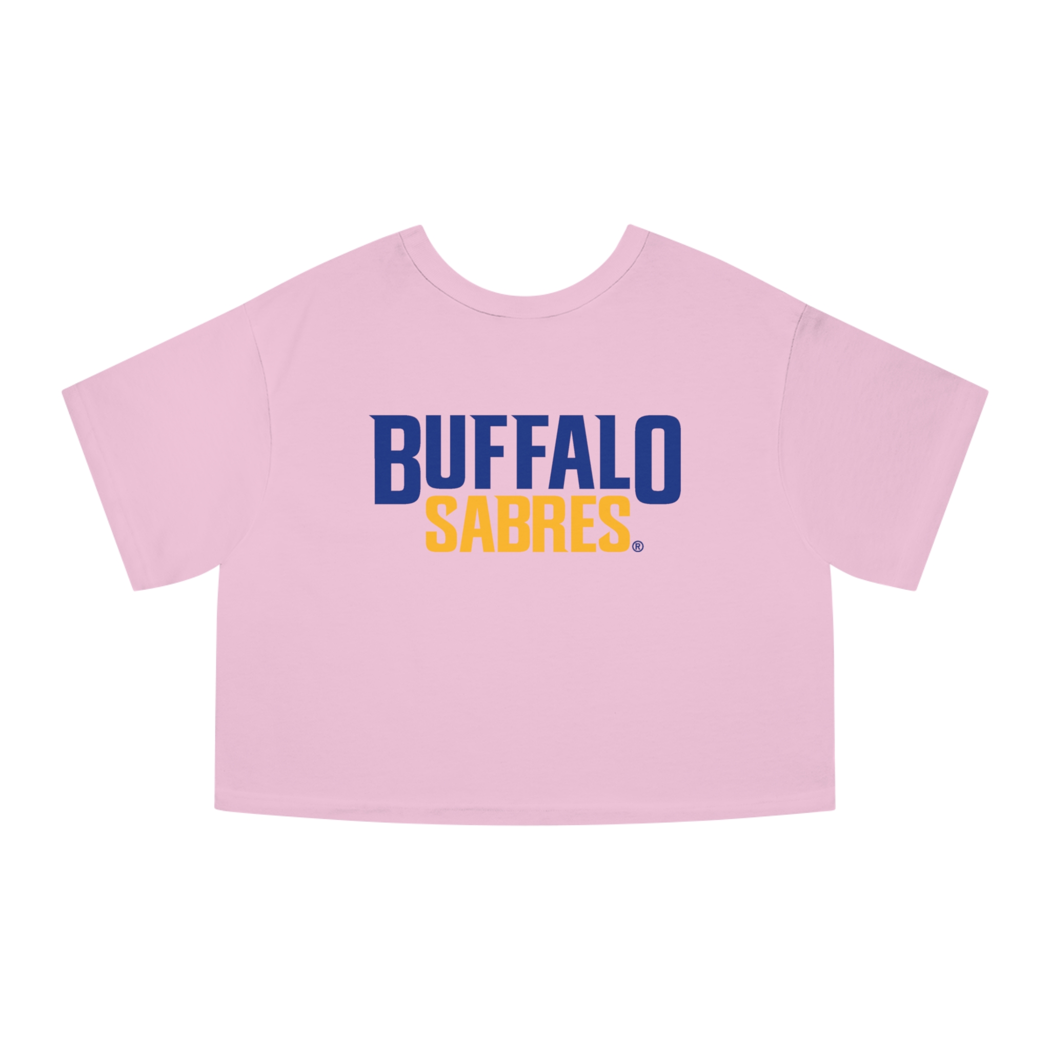 Buffalo Sabres Champion Women's Heritage Cropped T-Shirt - Image 2