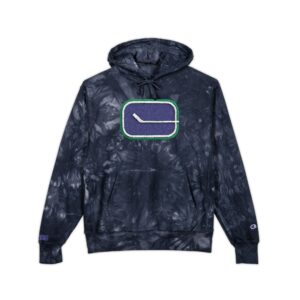Vancouver Canucks Unisex Champion Tie-Dye Hoodie (Embroidery)