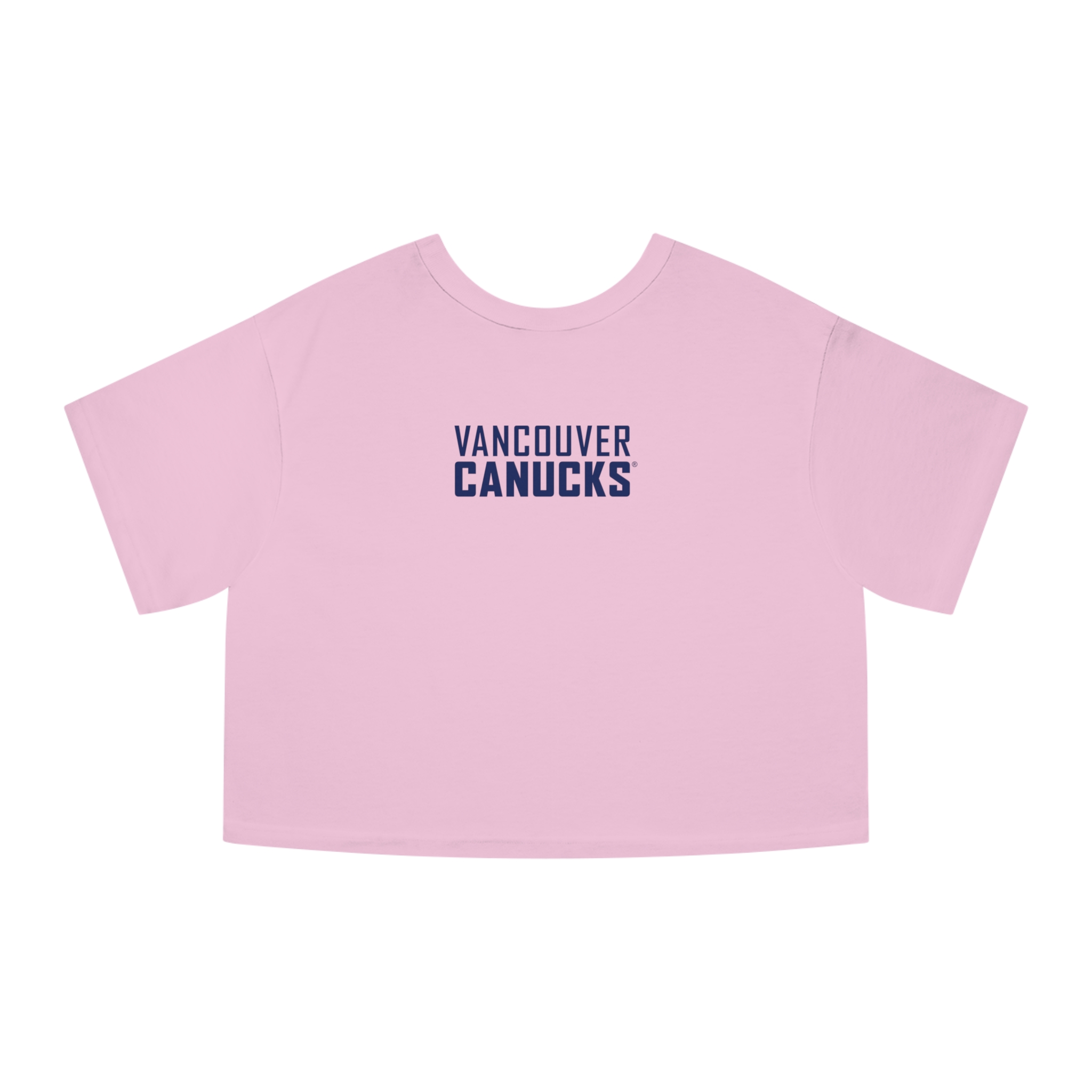 Vancouver Canucks Champion Women's Heritage Cropped T-Shirt - Image 8