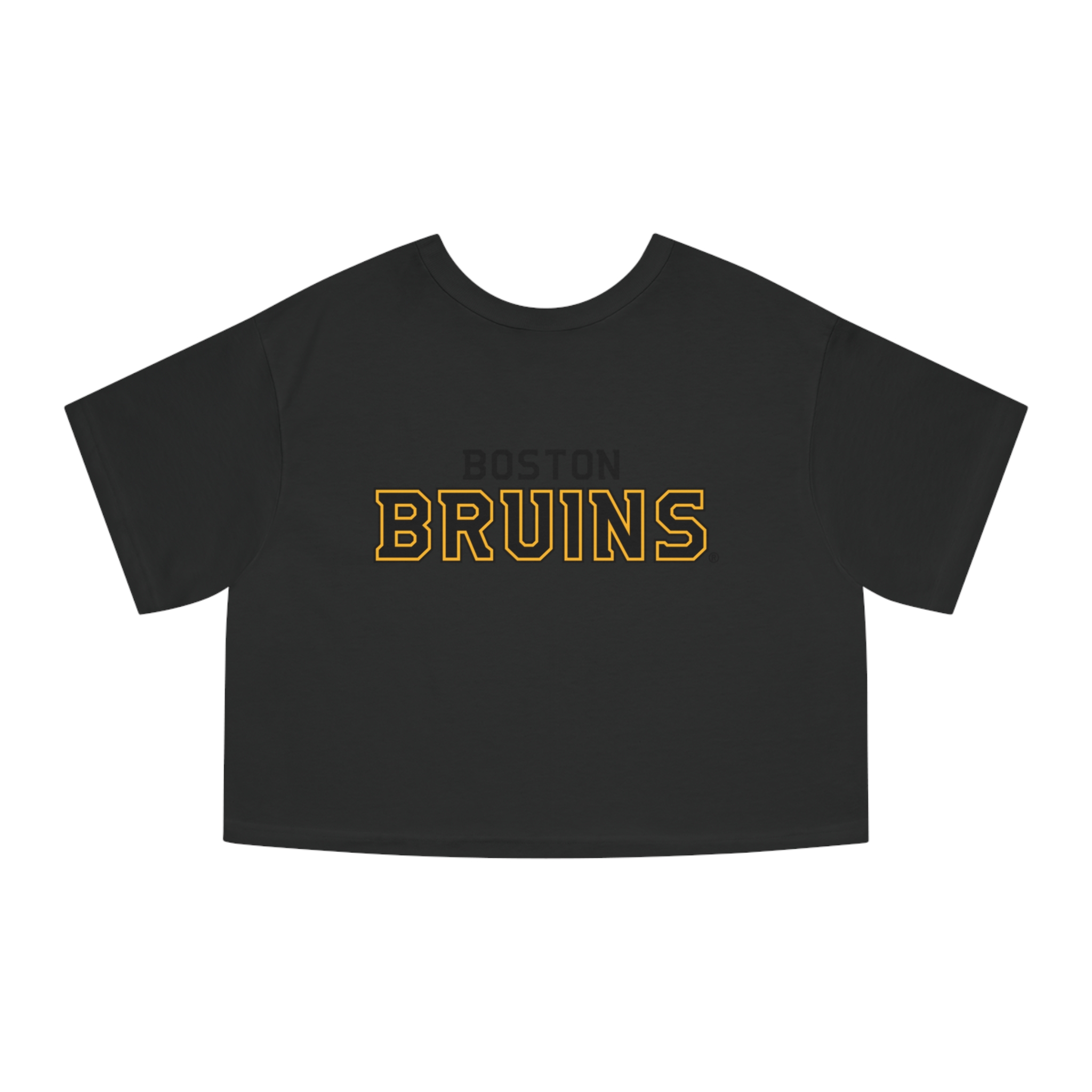 Boston Bruins Champion Women's Heritage Cropped T-Shirt - Image 5