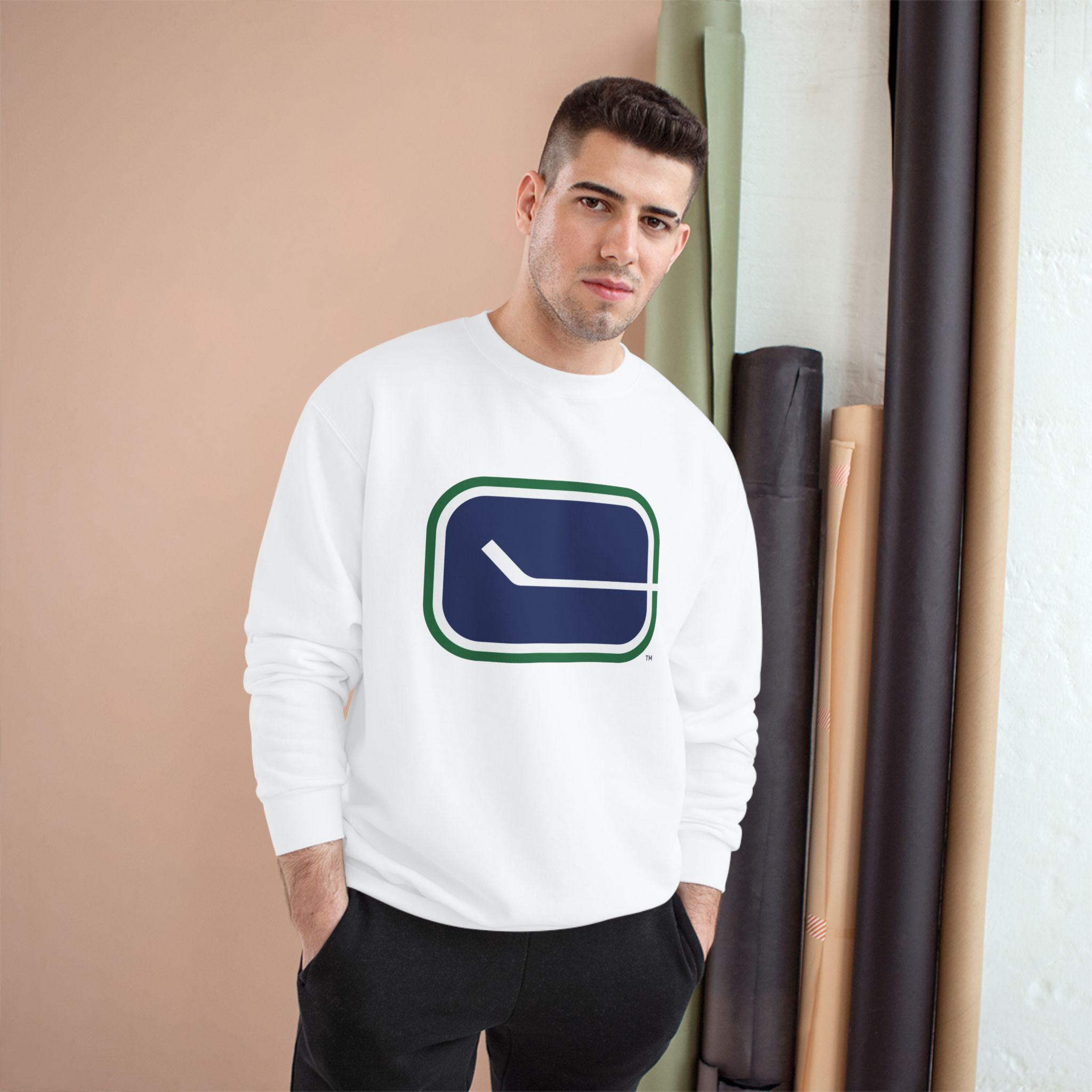 Vancouver Canucks Champion Sweatshirt - Image 3