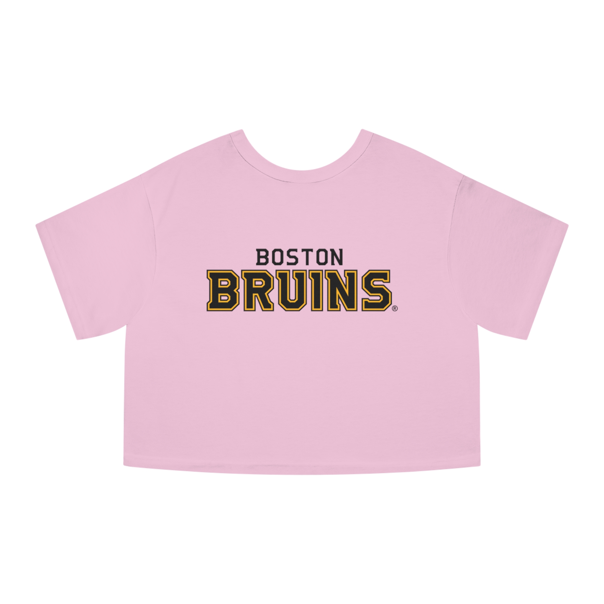Boston Bruins Champion Women's Heritage Cropped T-Shirt - Image 2