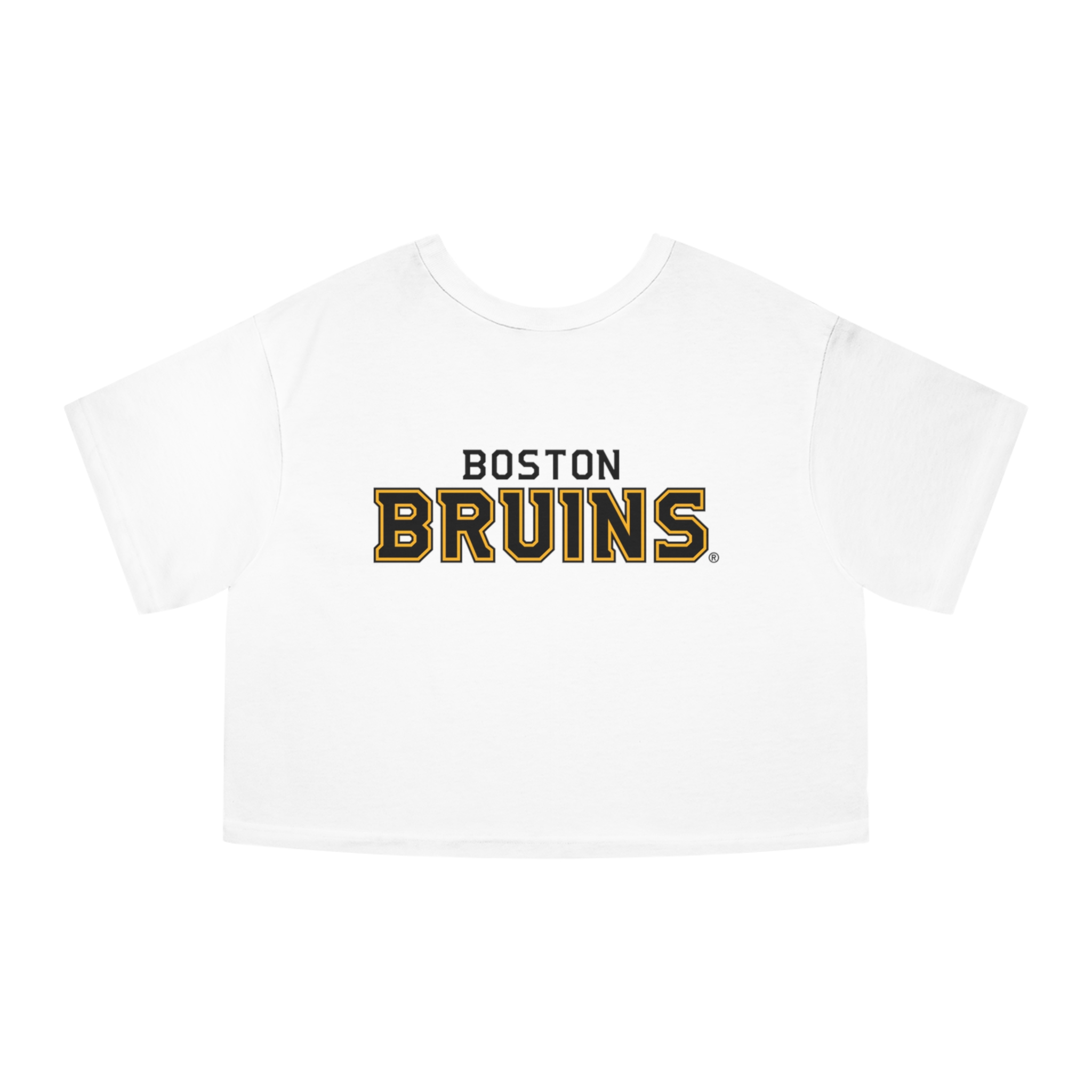 Boston Bruins Champion Women's Heritage Cropped T-Shirt - Image 8