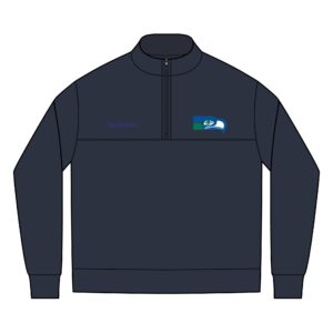 Seattle Seahawks Men's Linear Texture Quarter-Zip (Embroidery)