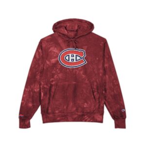 Montreal Canadiens Unisex Champion Tie-Dye Hoodie (Embroidery)