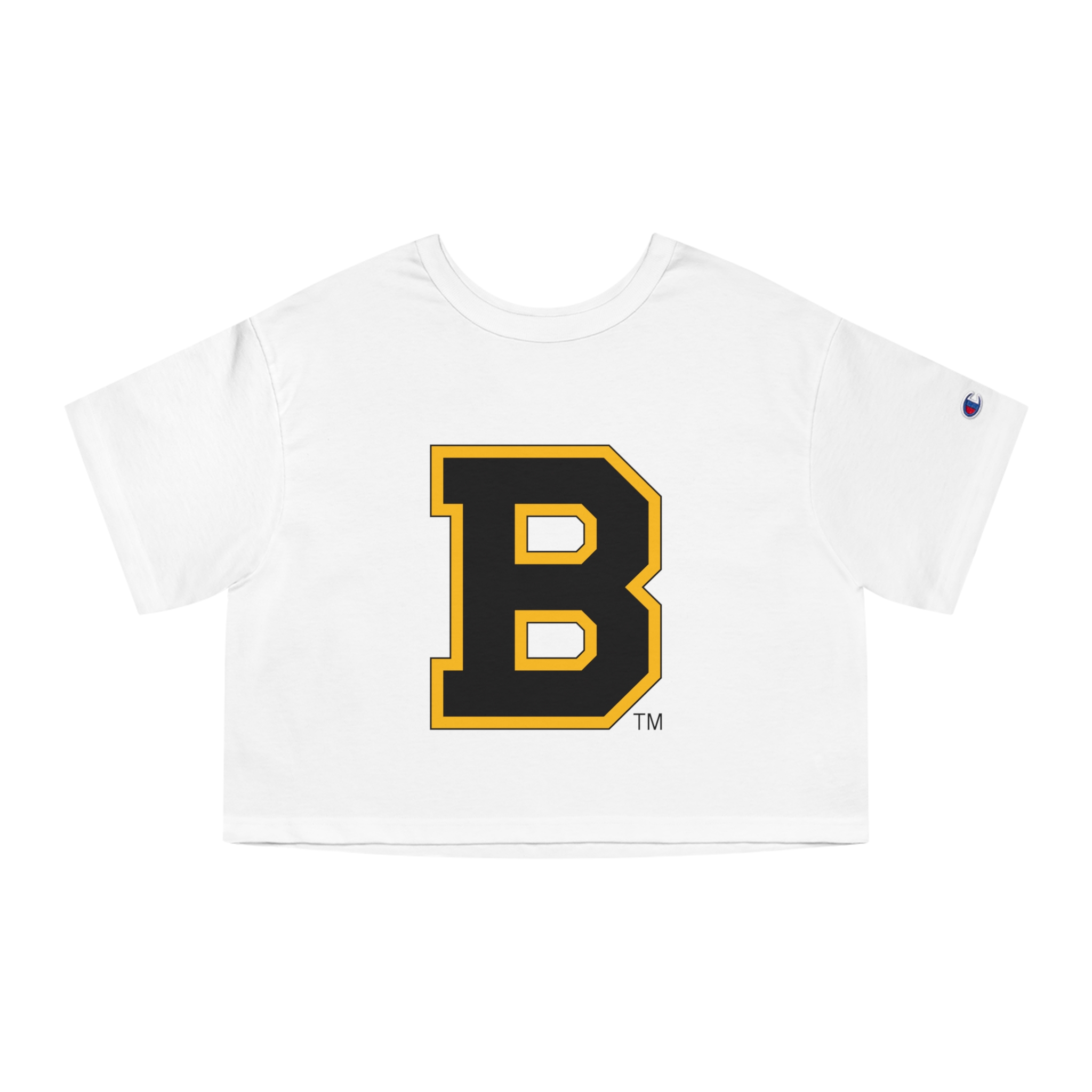 Boston Bruins Champion Women's Heritage Cropped T-Shirt - Image 7