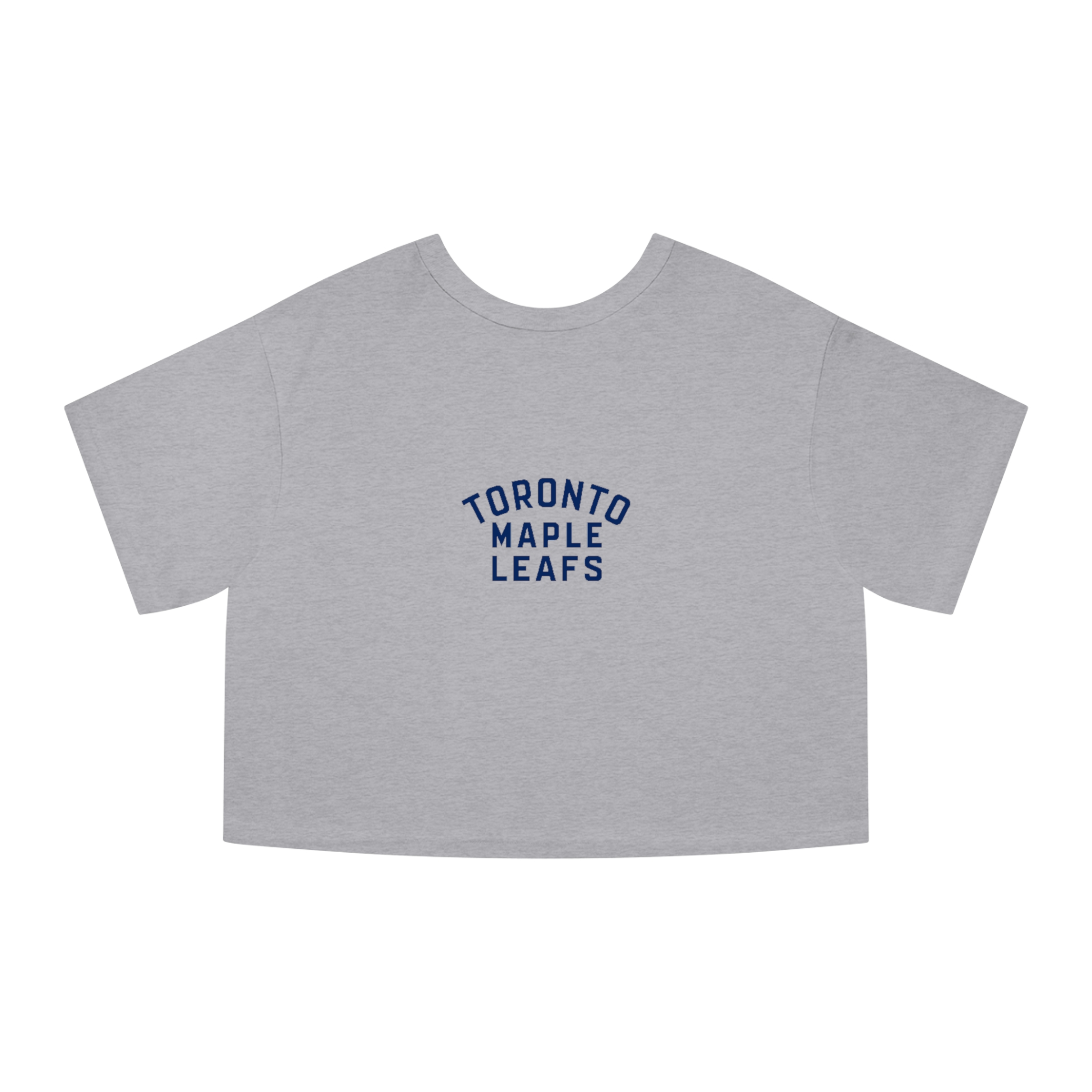 Toronto Maple Leafs Champion Women's Heritage Cropped T-Shirt - Image 8