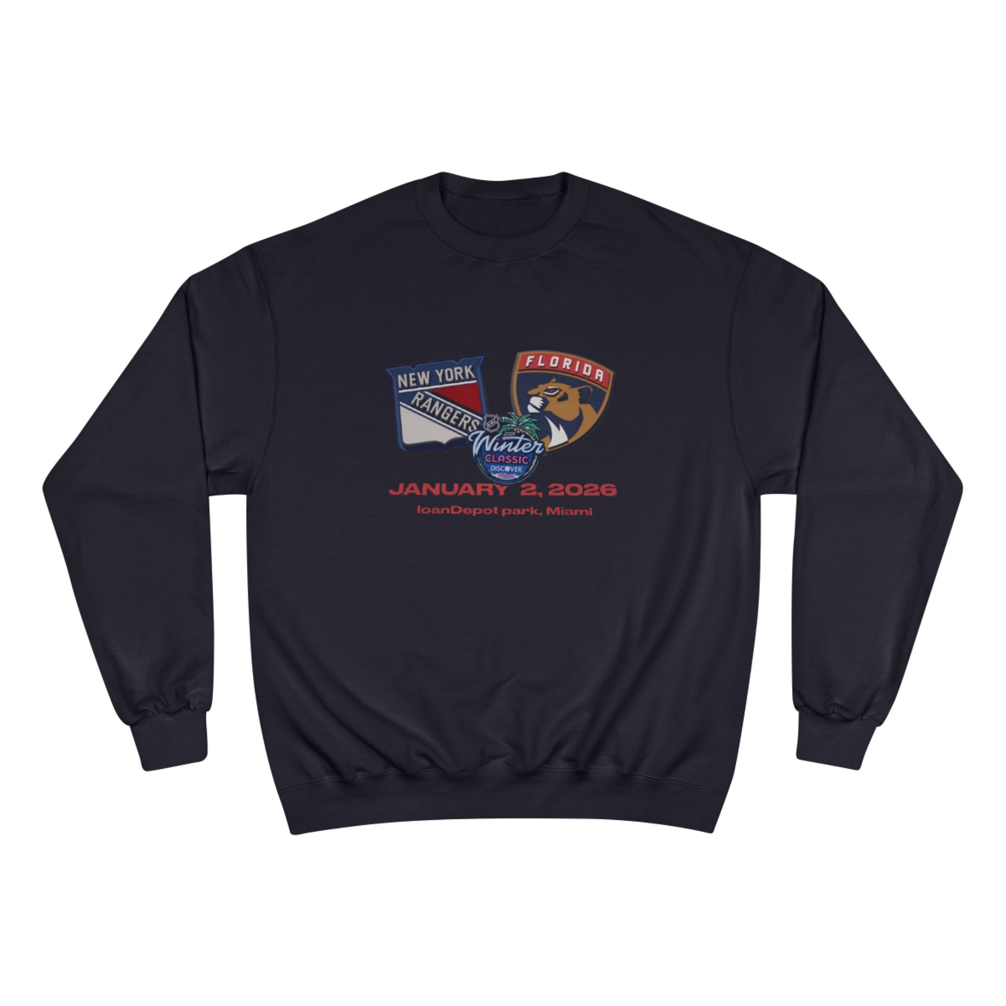 Florida Panthers vs New York Rangers 2026 NHL Winter Classic 2026 NHL Winter Classic Champion Sweatshirt - Image 29