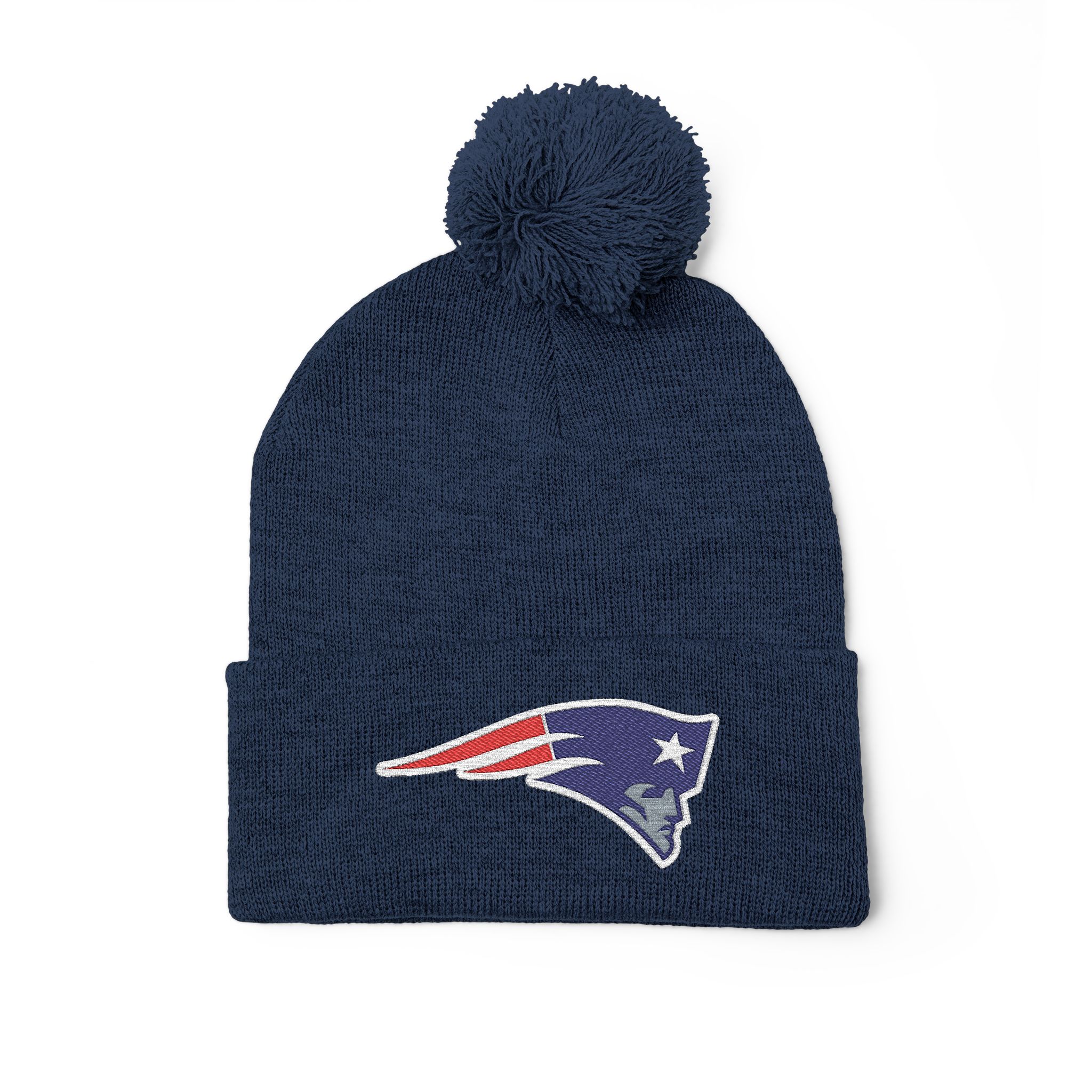 New England Patriots Pom-Pom Knit Cap (Embroidery) - Image 19
