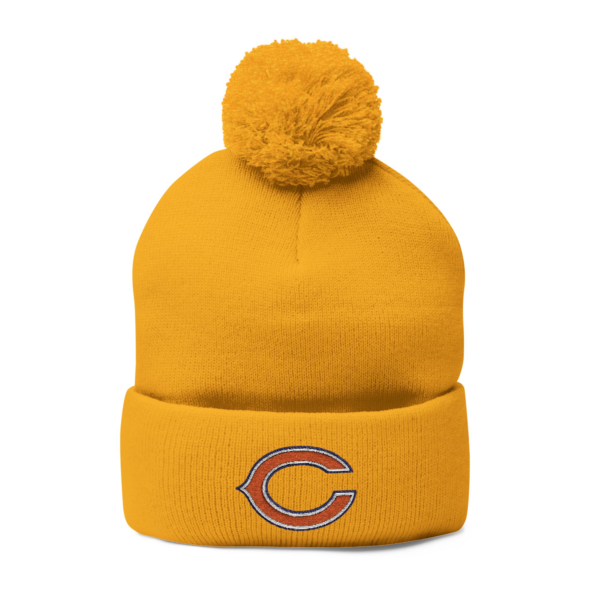 Chicago Bears Pom-Pom Knit Cap (Embroidery) - Image 17