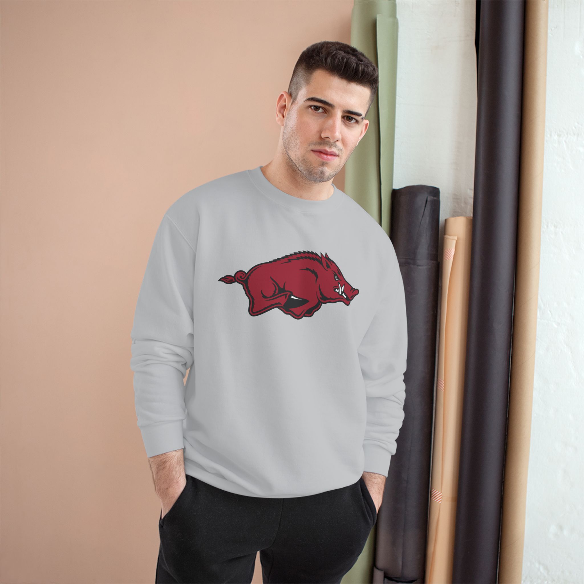 Arkansas Razorbacks Exclusive NCAA Collection Champion Sweatshirt - Image 7