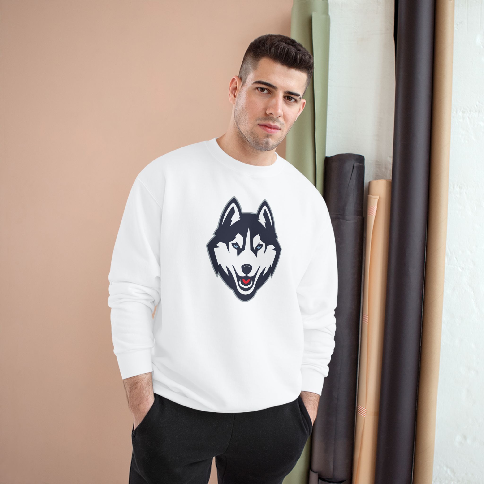 University of Connecticut Huskies Exclusive NCAA Collection Champion Sweatshirt - Image 3