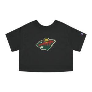 Minnesota Wild Champion Women's Heritage Cropped T-Shirt