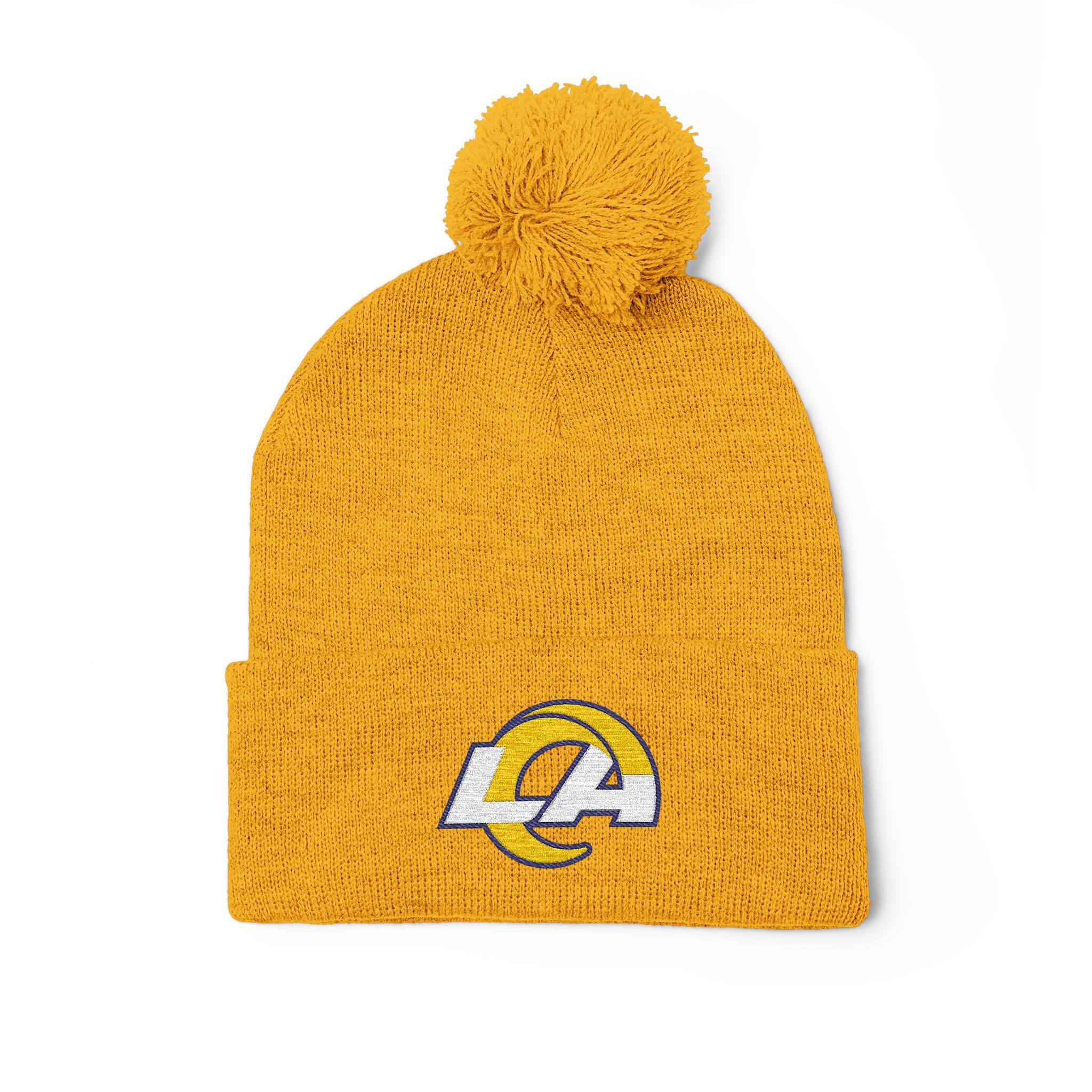 Los Angeles Rams Pom-Pom Knit Cap (Embroidery) - Image 15