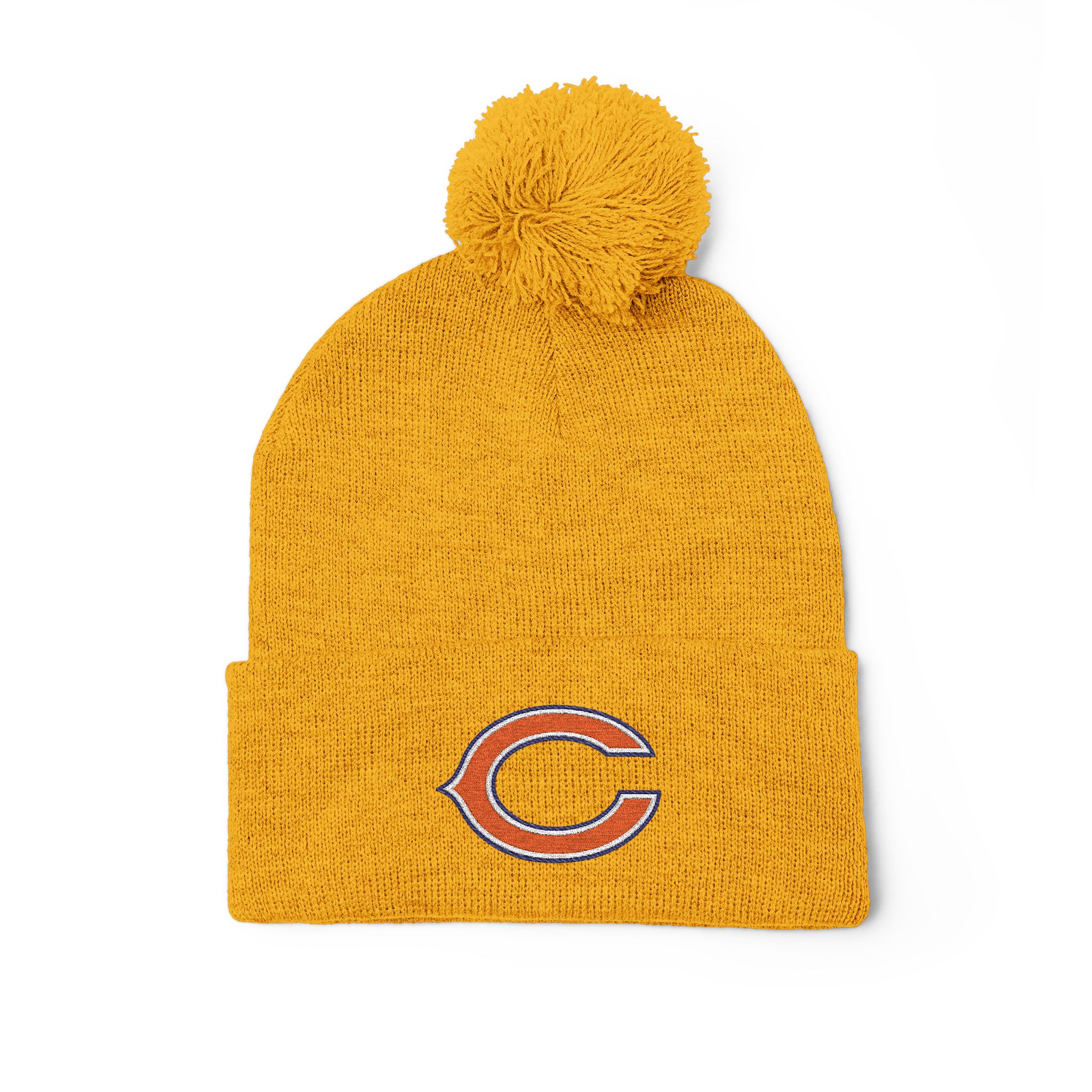 Chicago Bears Pom-Pom Knit Cap (Embroidery) - Image 19
