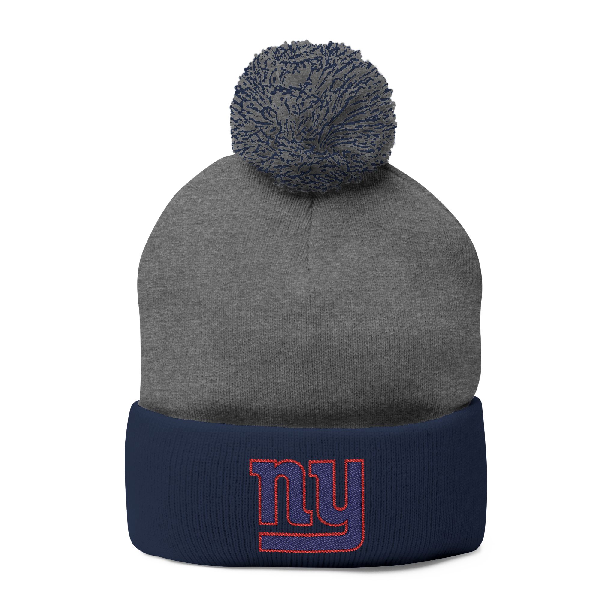 New York Giants Pom-Pom Knit Cap (Embroidery) - Image 13