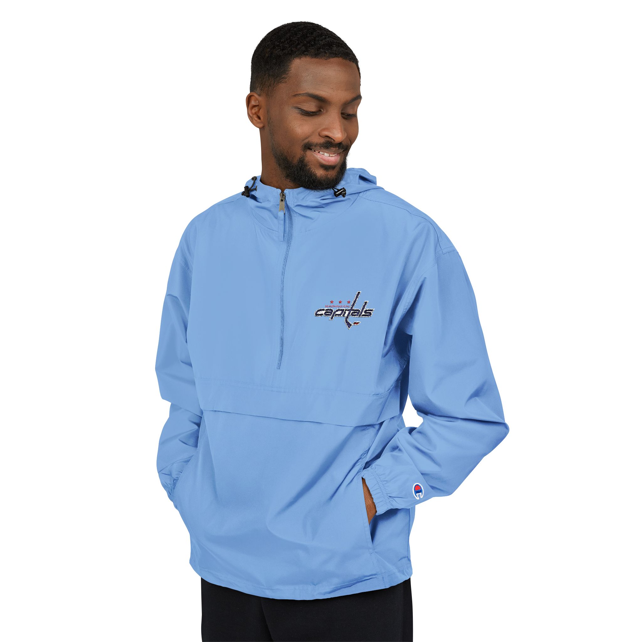 Washington Capitals Champion Unisex Packable Anorak Jacket - Image 15