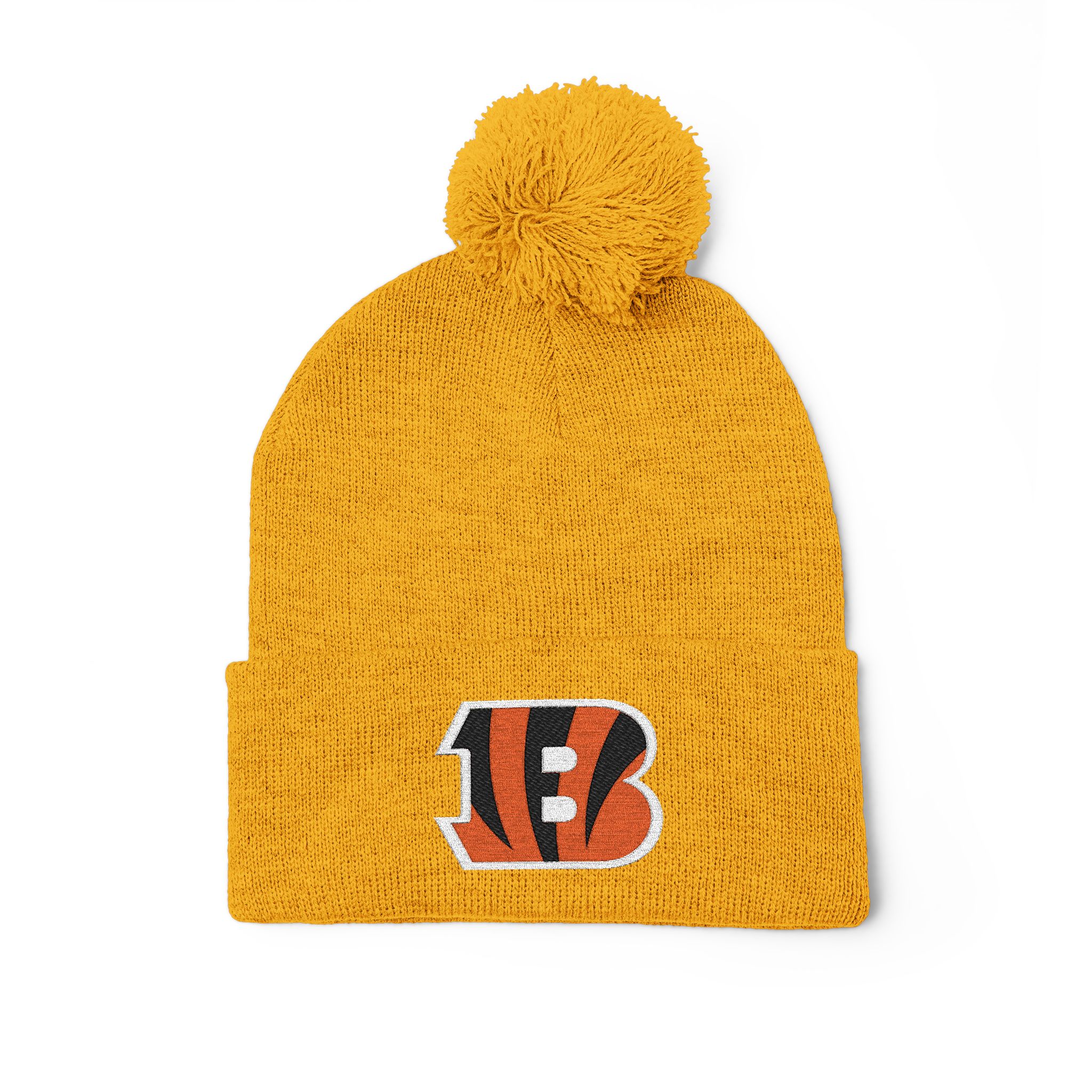 Cincinnati Bengals Pom-Pom Knit Cap (Embroidery) - Image 11