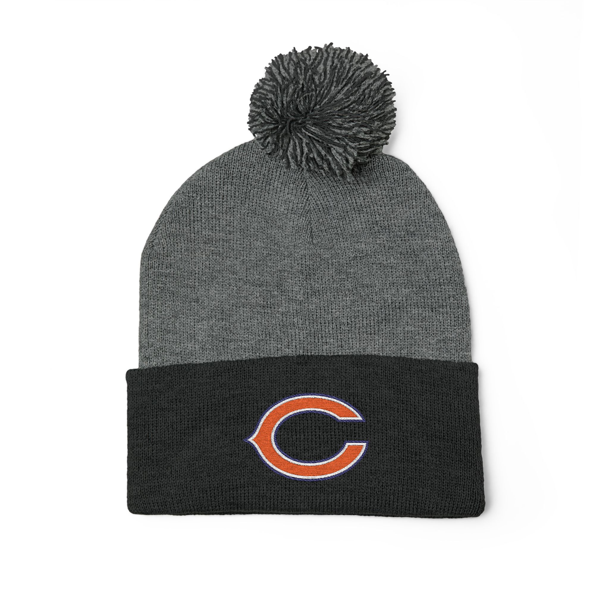 Chicago Bears Pom-Pom Knit Cap (Embroidery) - Image 7