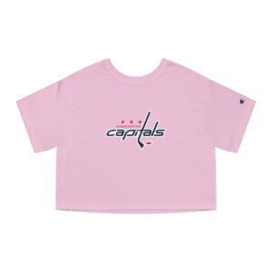 Washington Capitals Champion Women's Heritage Cropped T-Shirt